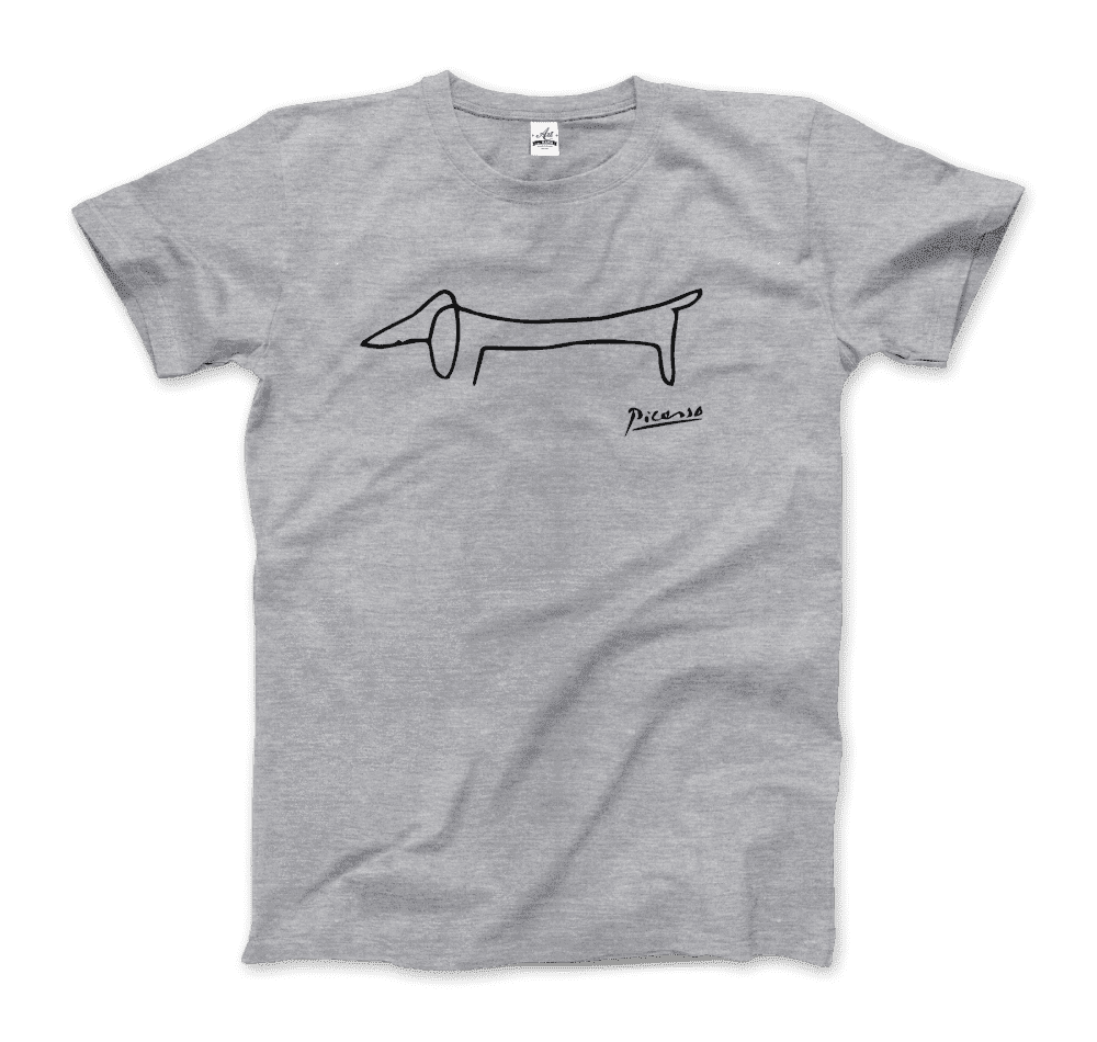 Pablo Picasso Dachshund Dog (Lump) Artwork T-Shirt