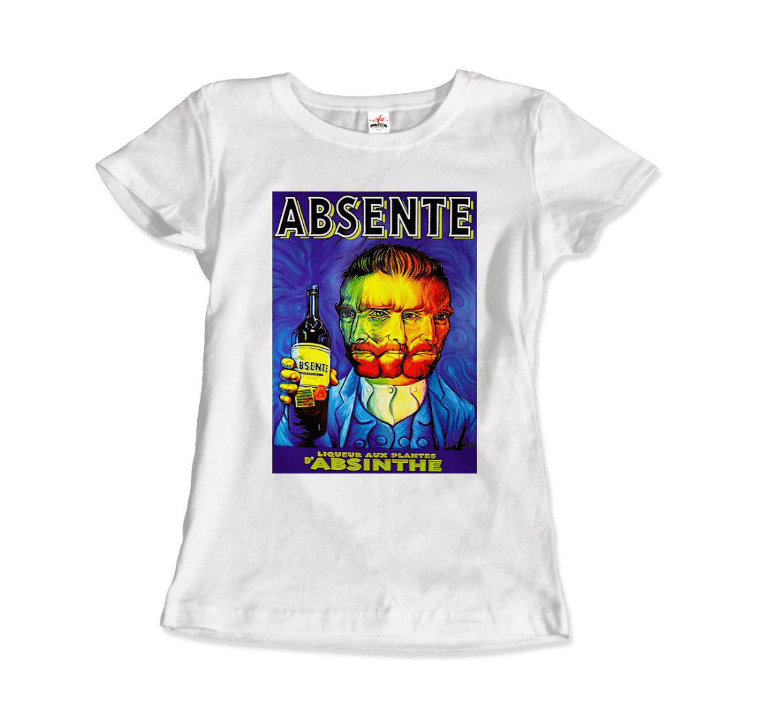 Absente, Vintage Absinthe Liquor Advertisement With Van Gogh T-Shirt