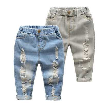 Boys Cotton Casual Jeans Phreshmen