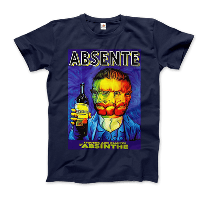 Absente, Vintage Absinthe Liquor Advertisement With Van Gogh T-Shirt Phreshmen