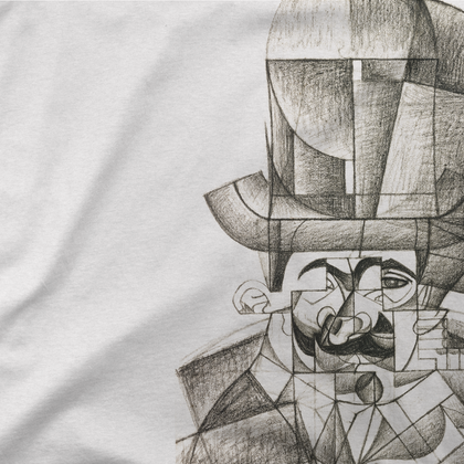 Juan Gris Man With Opera Hat 1912 Artwork T-Shirt Phreshmen