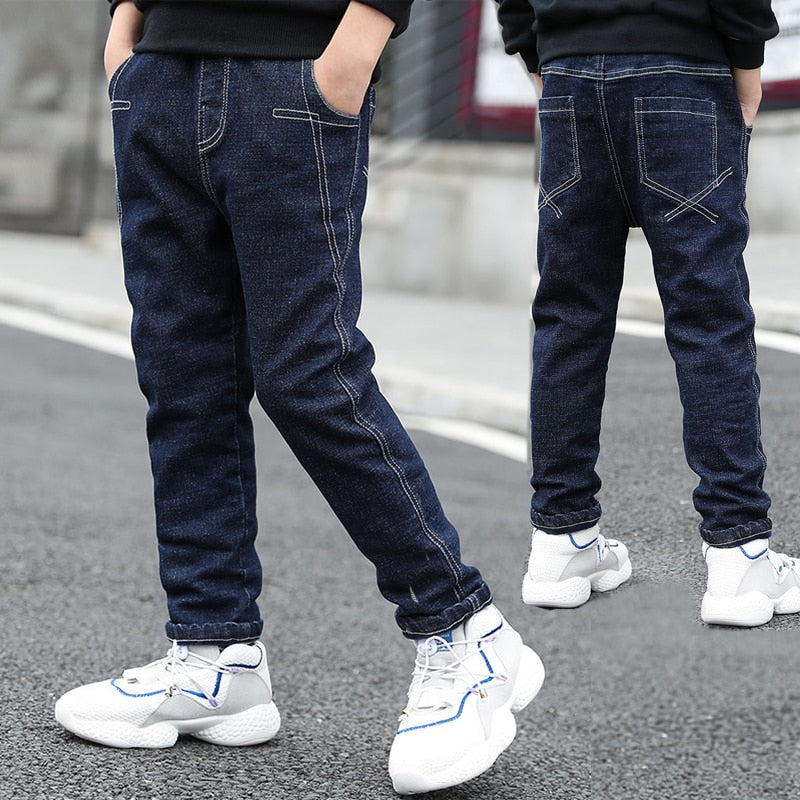 Boys Slim Straight Classic Denim Jeans