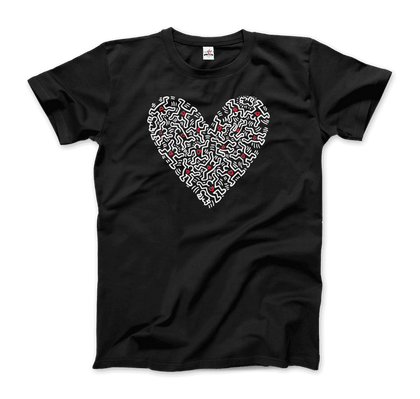Keith Haring Heart of Men - Icon Series Street Art T-Shirt Phreshmen