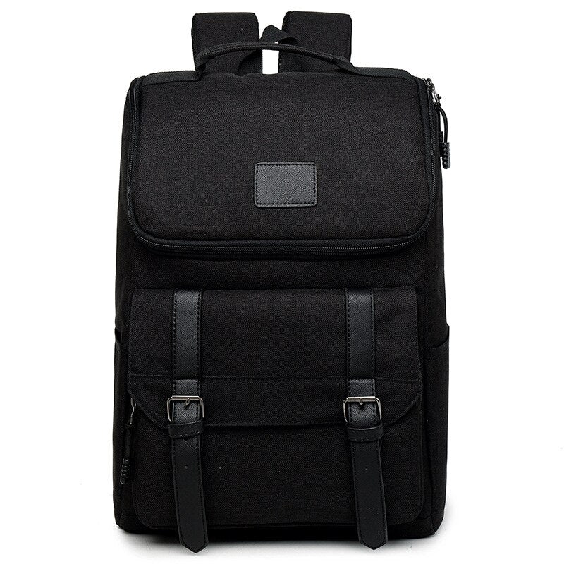 Men Canvas Backpack Large Capacity Laptop Backpack Fashion