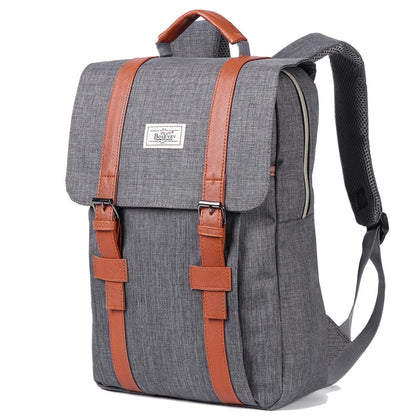 Men Canvas Backpack Large Capacity Laptop Backpack Fashion Phreshmen