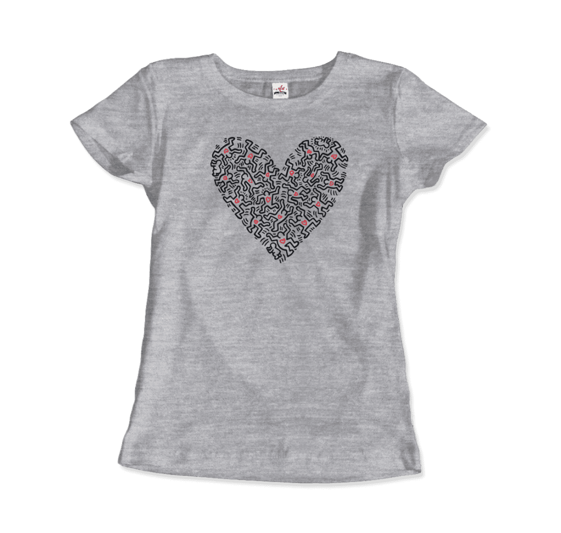 Keith Haring Heart of Men - Icon Series Street Art T-Shirt