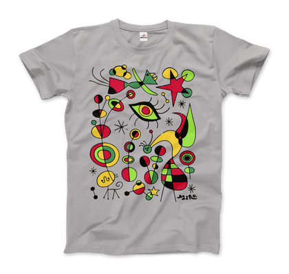 Joan Miro Peces De Colores (Colorful Fish) Artwork T-Shirt Phreshmen