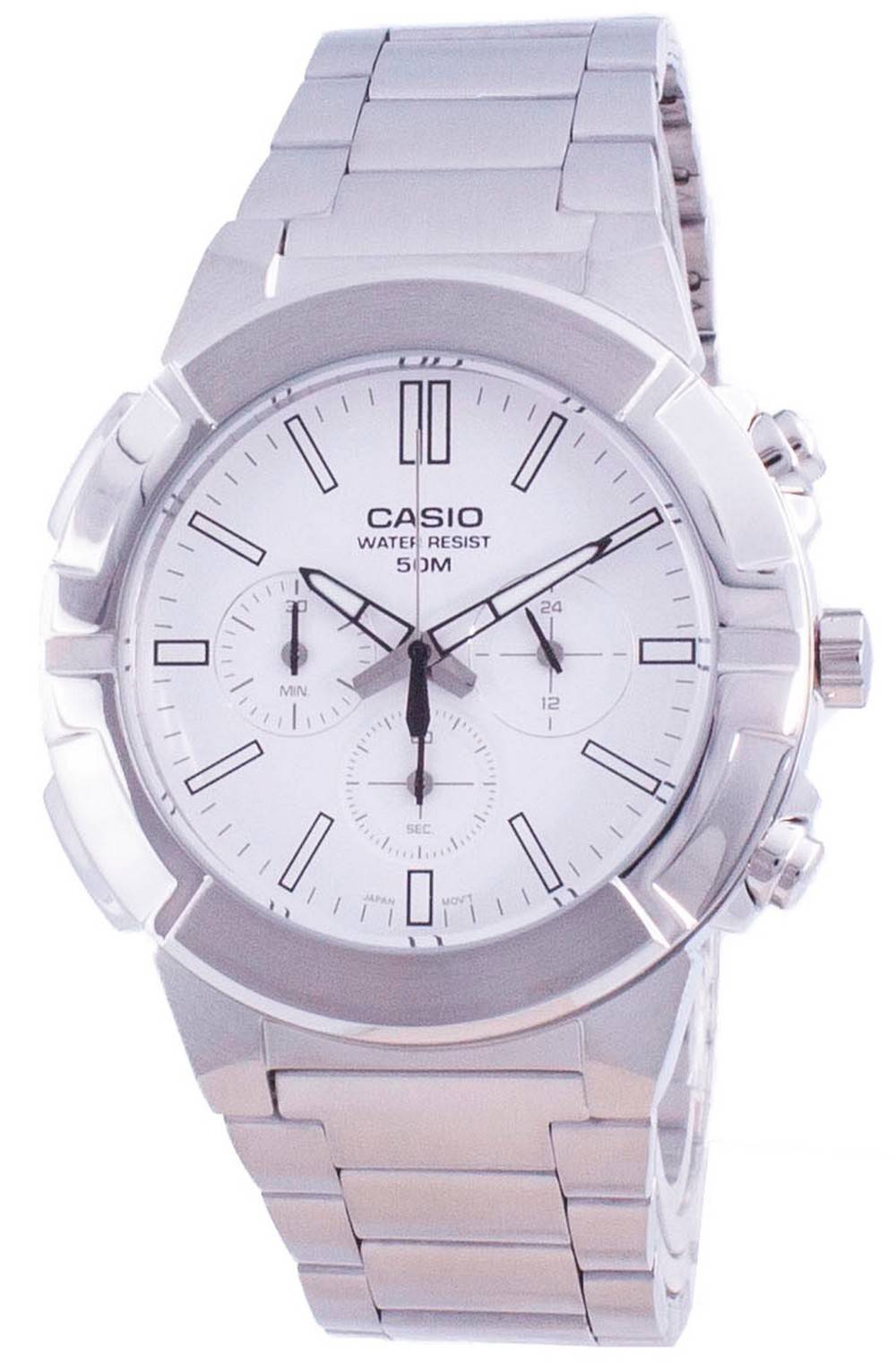 Casio Multi Hands Analog Quartz Chronograph MTP-E500D-7A Men's Watch