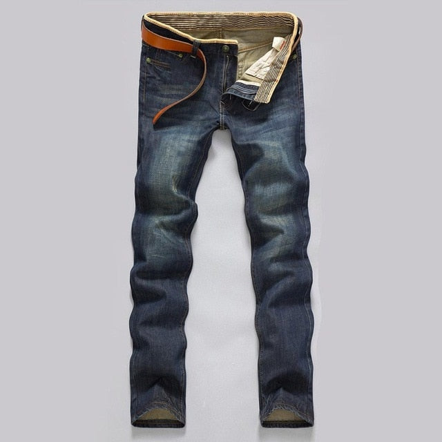 Men's Casual Straight Denim Jeans
