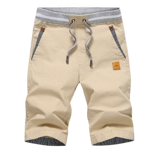 Men's Cotton Beach Casual Shorts