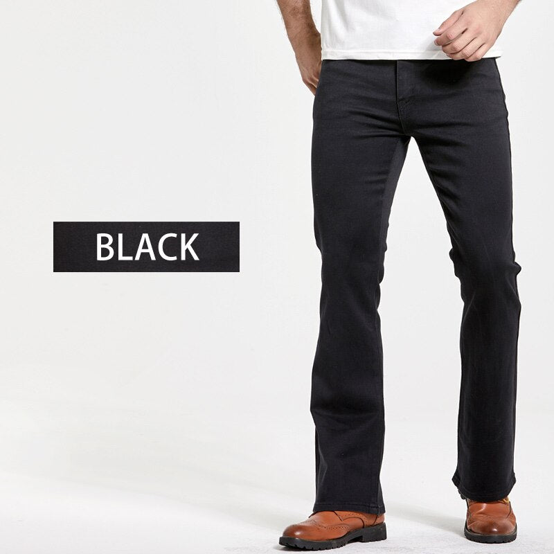 Men's Boot Cut Stretch Denim Jeans