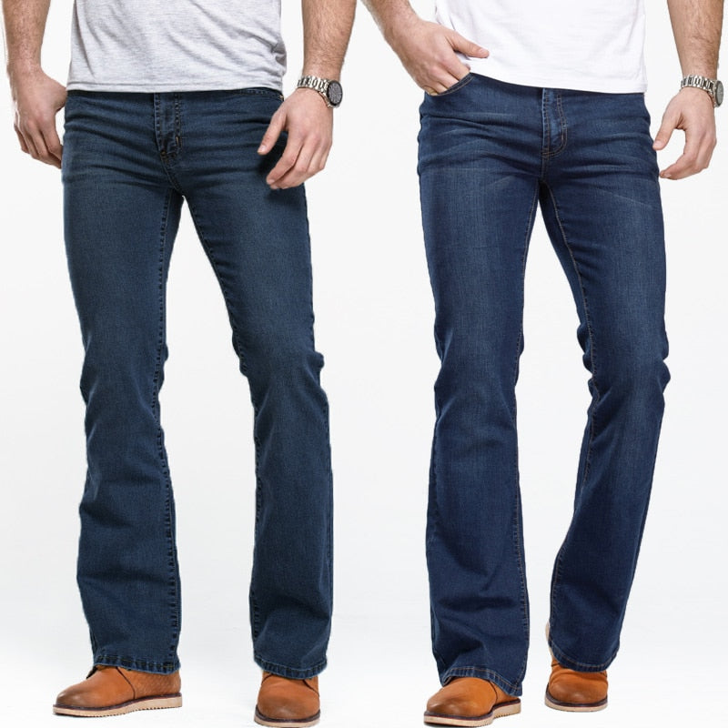 Men's Boot Cut Stretch Denim Jeans