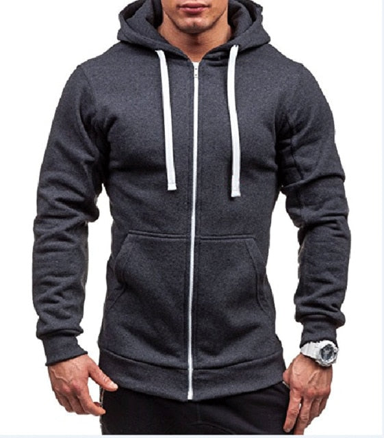 MRMT 2021 New Men's Hoodies Sweatshirts Zipper Hoodie Men Sweatshirt Solid Color Man Hoody Sweatshirts For Male