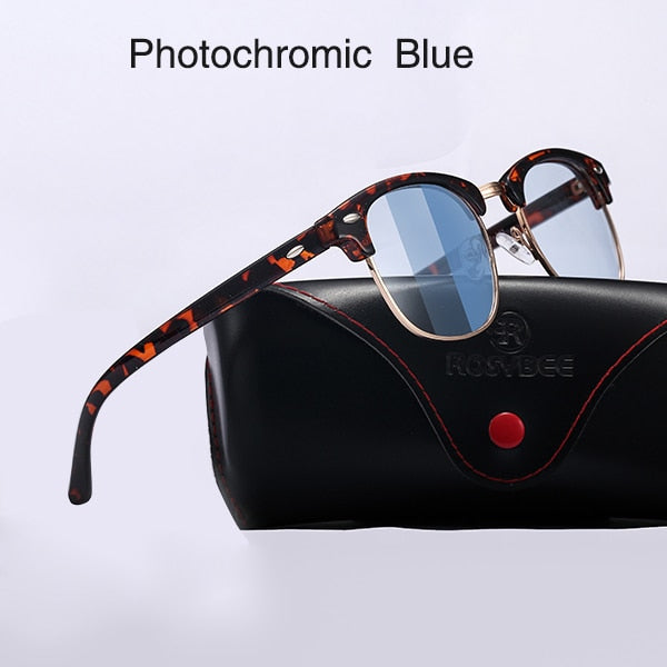 ROSYBEE UV400  Polarized Sunglasses men women Classic cool retro Sun glasses Coating  man Driving Shades fashion male oculos